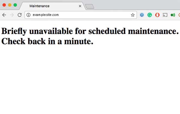 Briefly Unavailable For Scheduled Maintenance